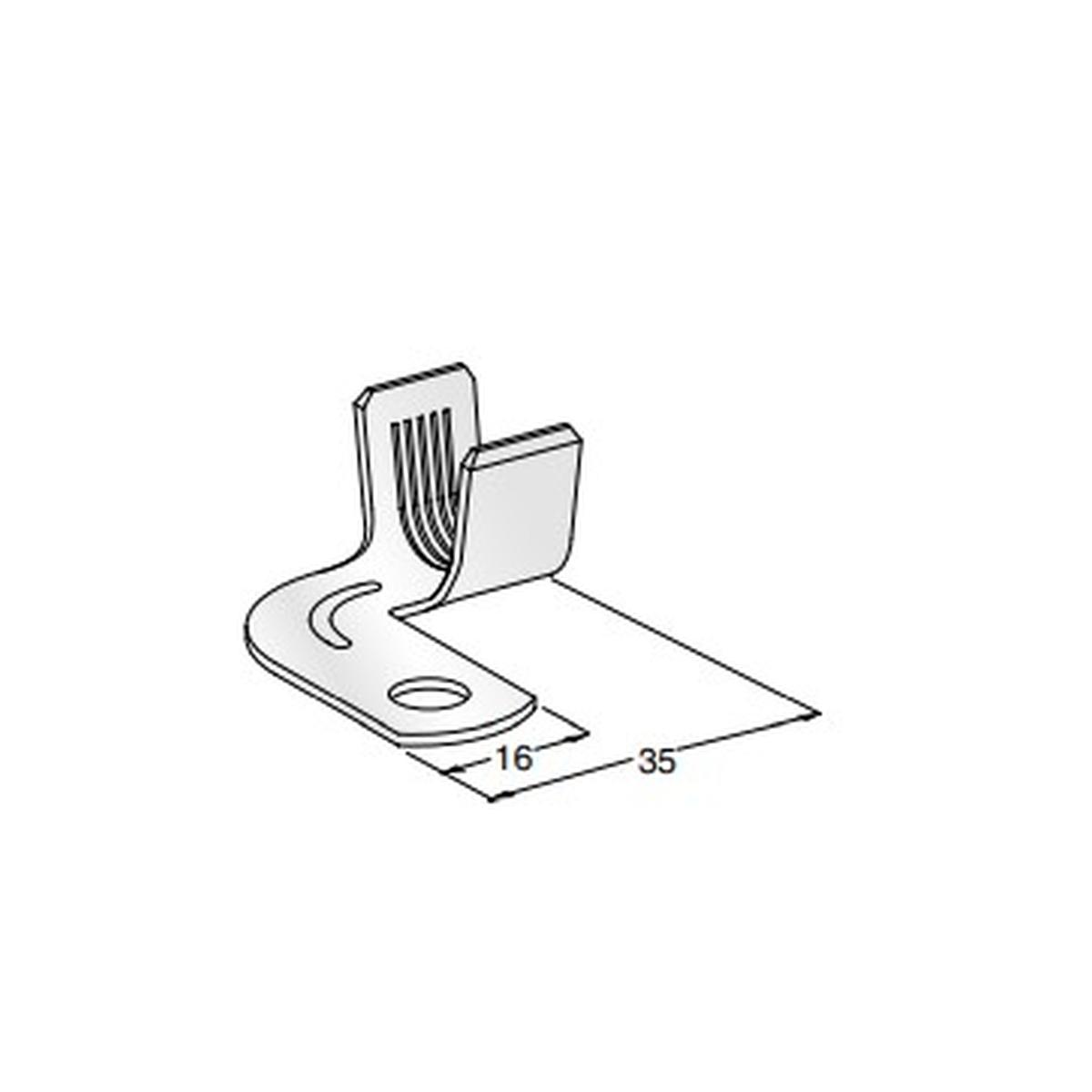 MTA-RING TERMINAL CBA FL 90 25-40 MMQ POST PLATED  (conf. da 600 pz)