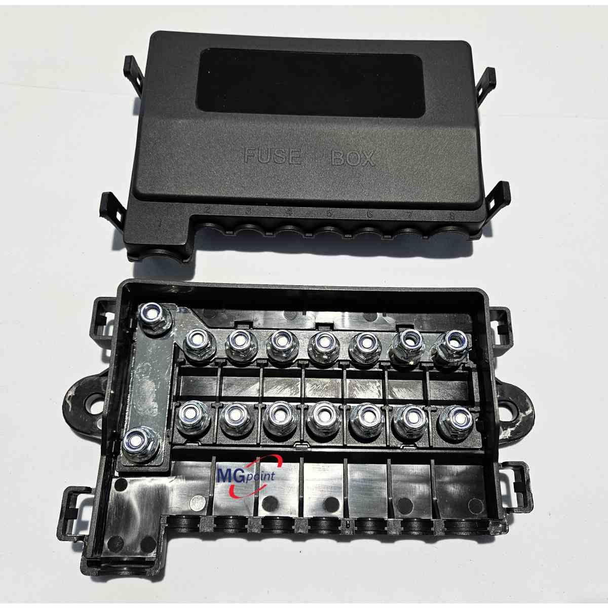 Portafusibili 7 posti per midival con coperchio  0300552