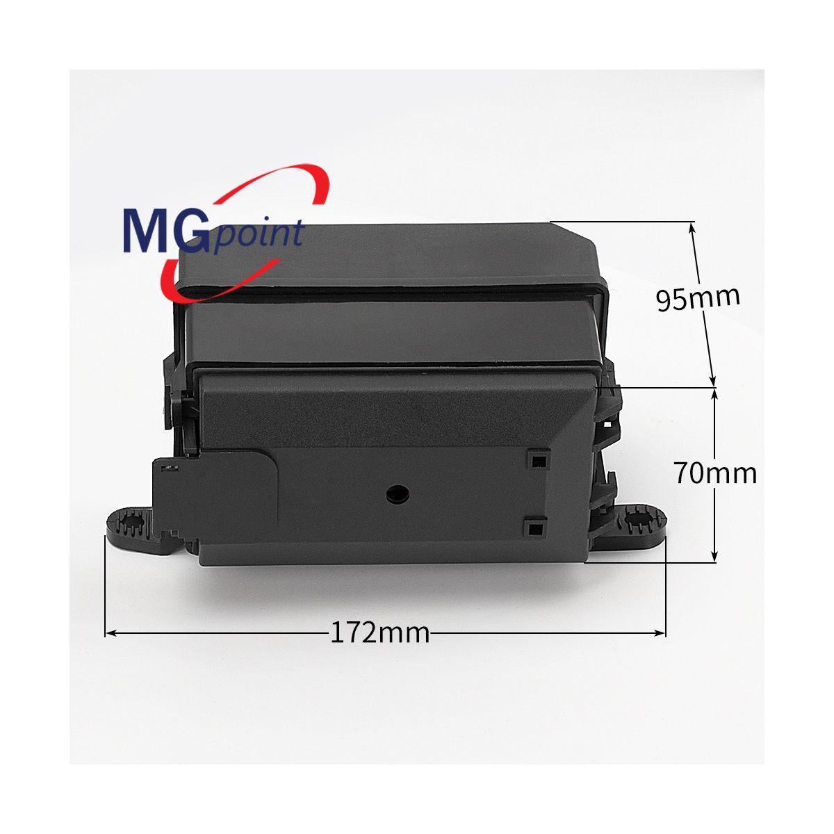 Porta mini relay 6 posti con coperchio e terminali