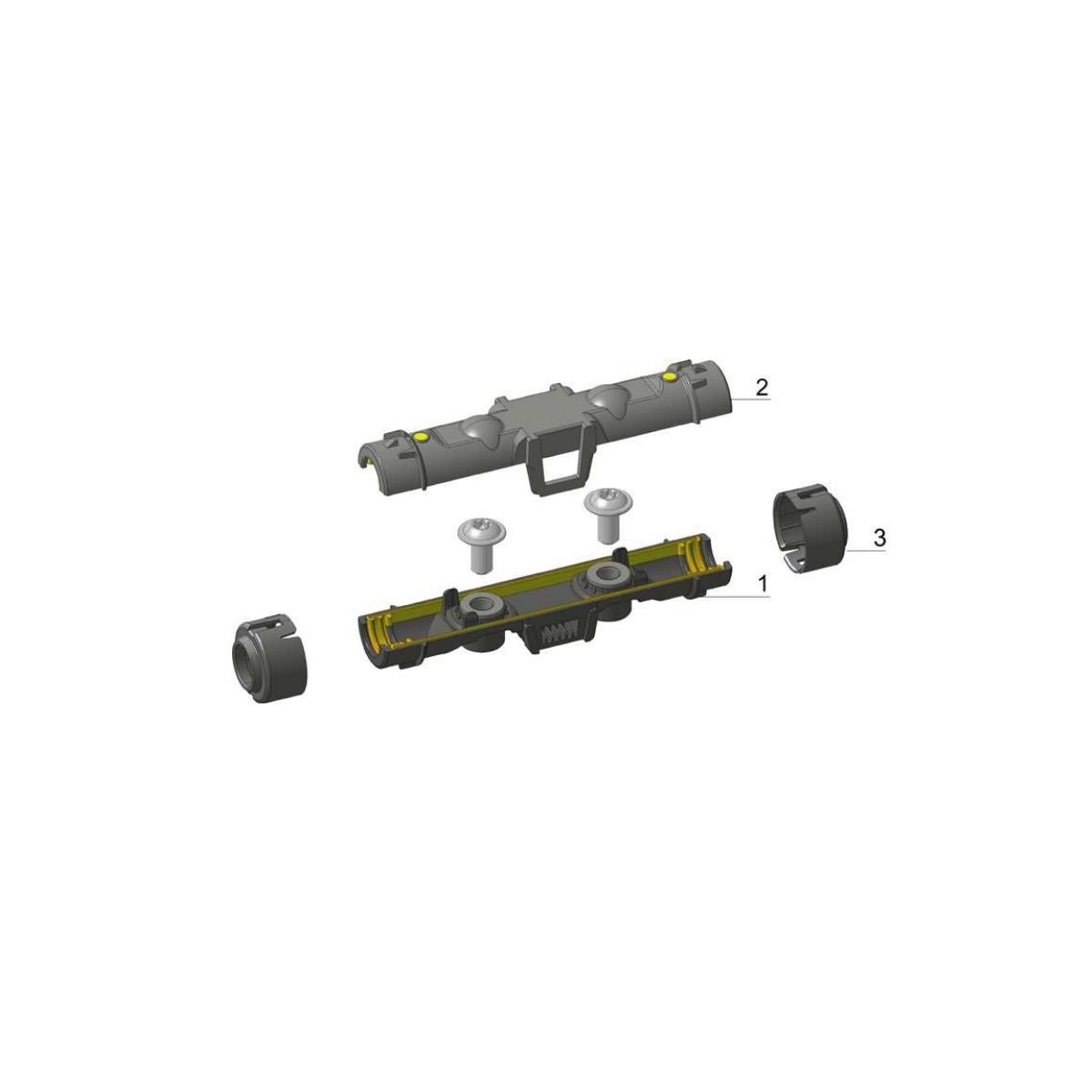 MTA - KIT WP IN LINE MEGAVAL WITH SCREW AND NUTS, COVER, FUSEHOLDER -NO GASKET ( Conf. 25 PZ )