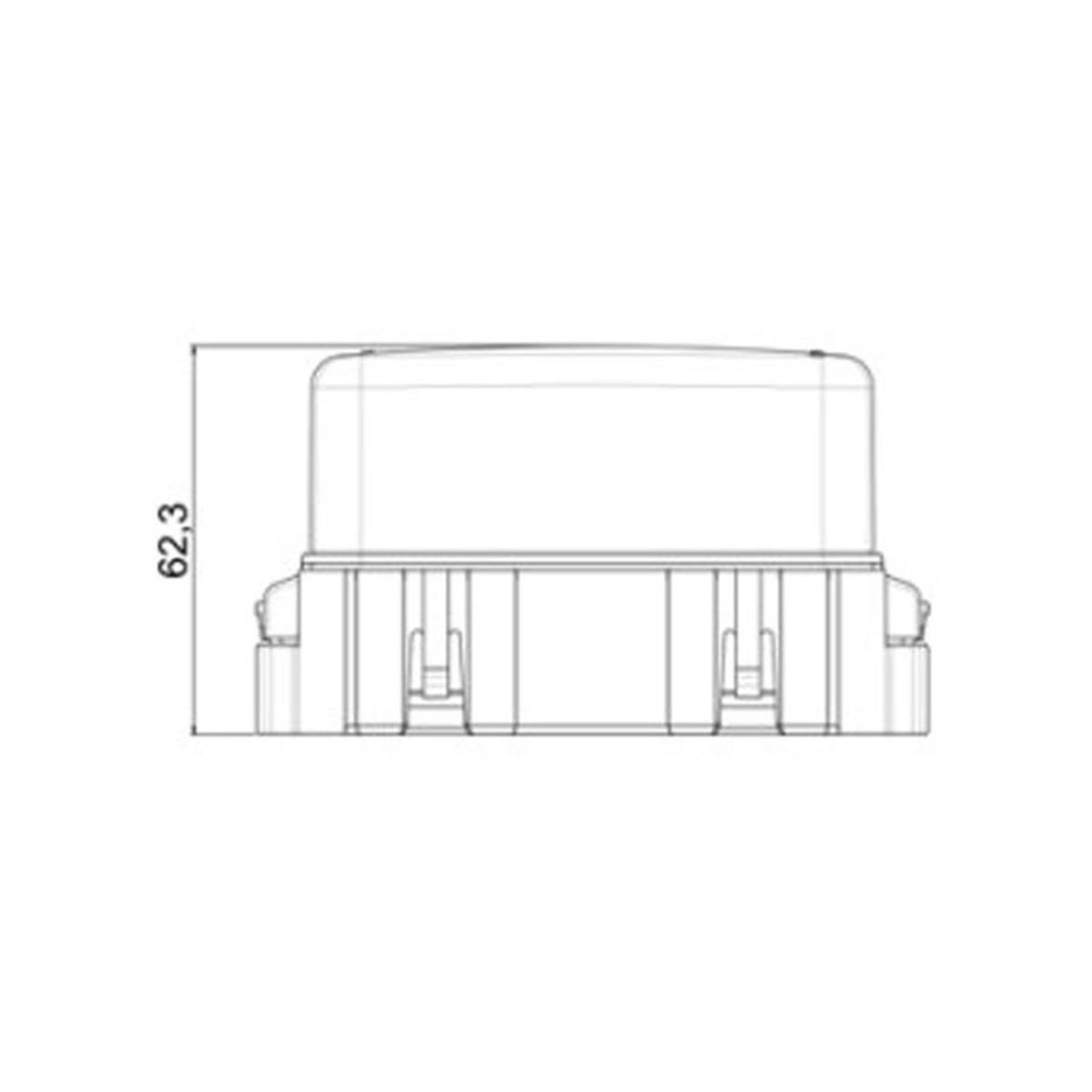MTA - COPERCHIO  MODULO WP FOOTPRINT ( Conf. da 1 pz )