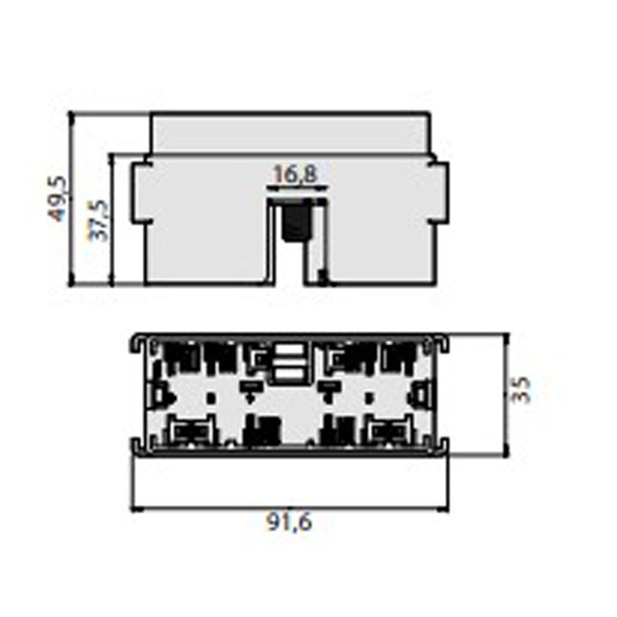 MTA - MODULO MAXIVAL 6 VIE ( Conf. da 1 pz )