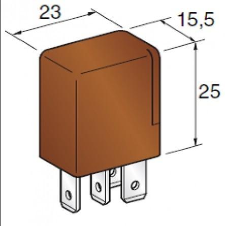 MTA - RELAY MICRO 10A NC/20A NO BROWN ( Conf. da 1 pz )