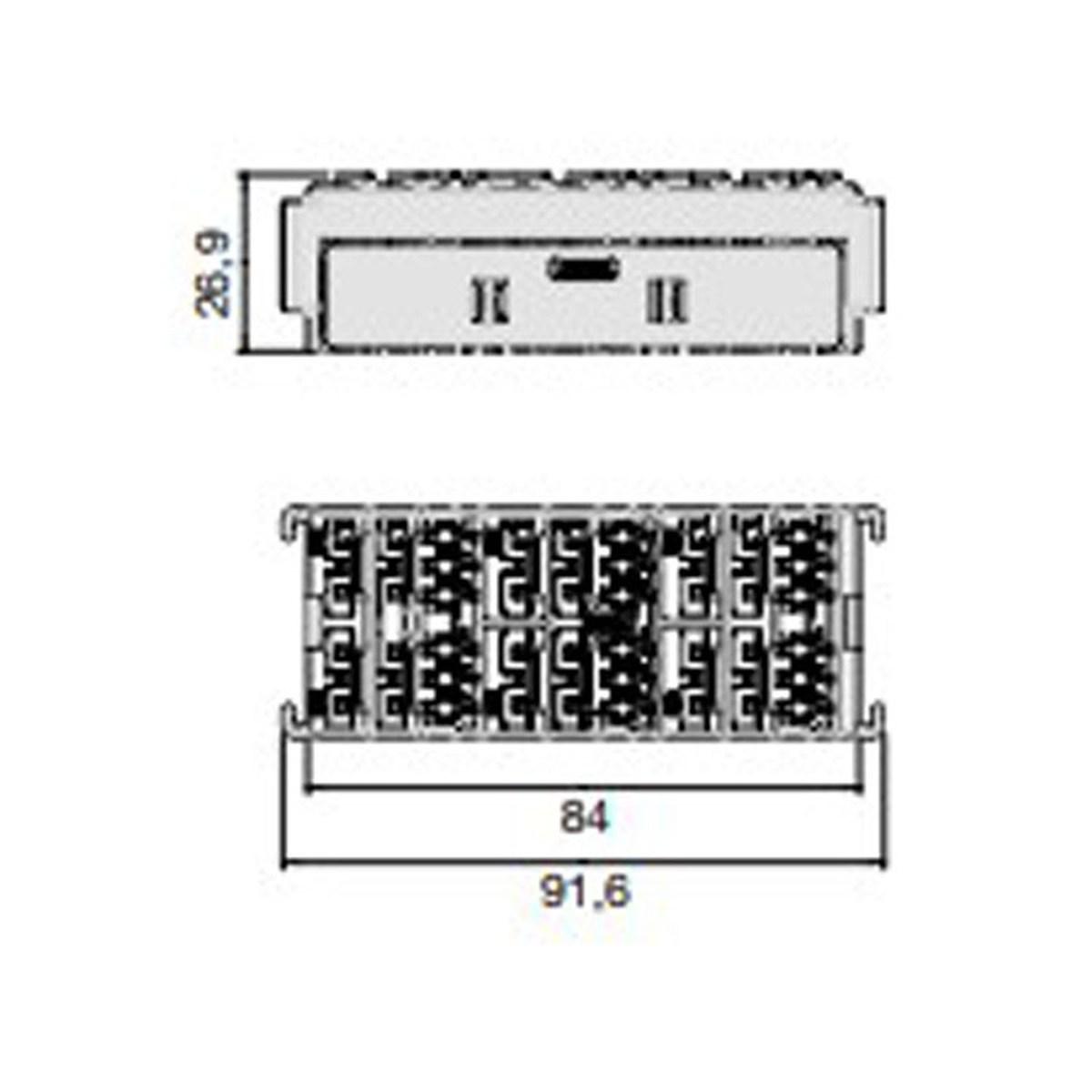 MTA - MODULO MICRORELAY 6 VIE ( Conf. da 1 pz )