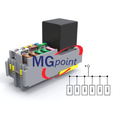 MTA - MODULO MINIVAL-MAXIRELAY ( Conf. da 1 pz )