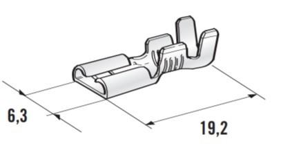 MTA - CAPICORDA F630 CON DENTINO STAGNATO 1-2,5 MMQ ( Conf. da 100 pz )