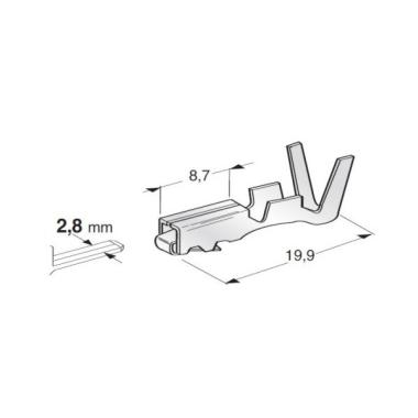 MTA - CAPICORDA METRIPACK F280 ( Conf. da 100 pz )