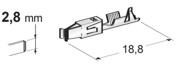 MTA - CAPICORDA JPT F280 ( Conf. da 100 pz )