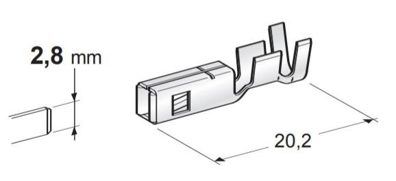 MTA - CAPICORDA SICMA2 F280 ( Conf. da 100 pz )