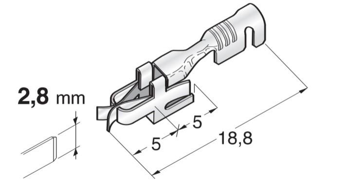 MTA - CAPICORDA JPT F280 ( Conf. da 100 pz )