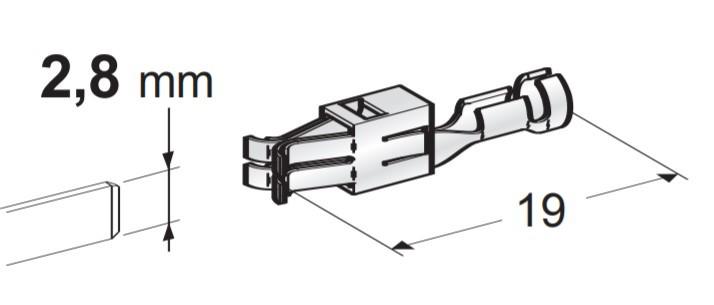 MTA - CAPICORDA F280 ( Conf. da 100 pz )