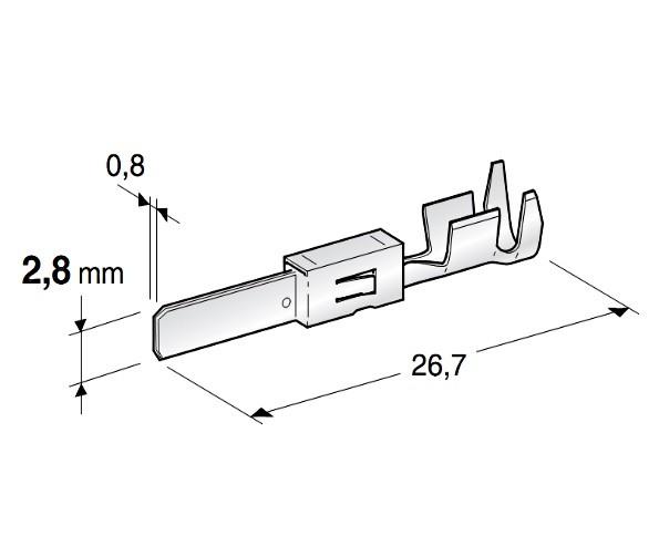 MTA - CAPICORDA JPT WP M280 ( Conf. da 100 pz )