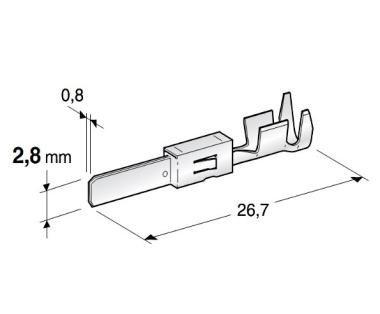 MTA - CAPICORDA JPT WP M280 ( Conf. da 100 pz )