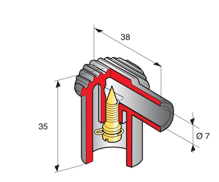 ATTACCO CANDELA - SPARK PLUG (conf. da 2 pz)