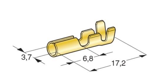 MTA - PIN CAPICORDA L17 F4 ( Conf. da 100 pz )