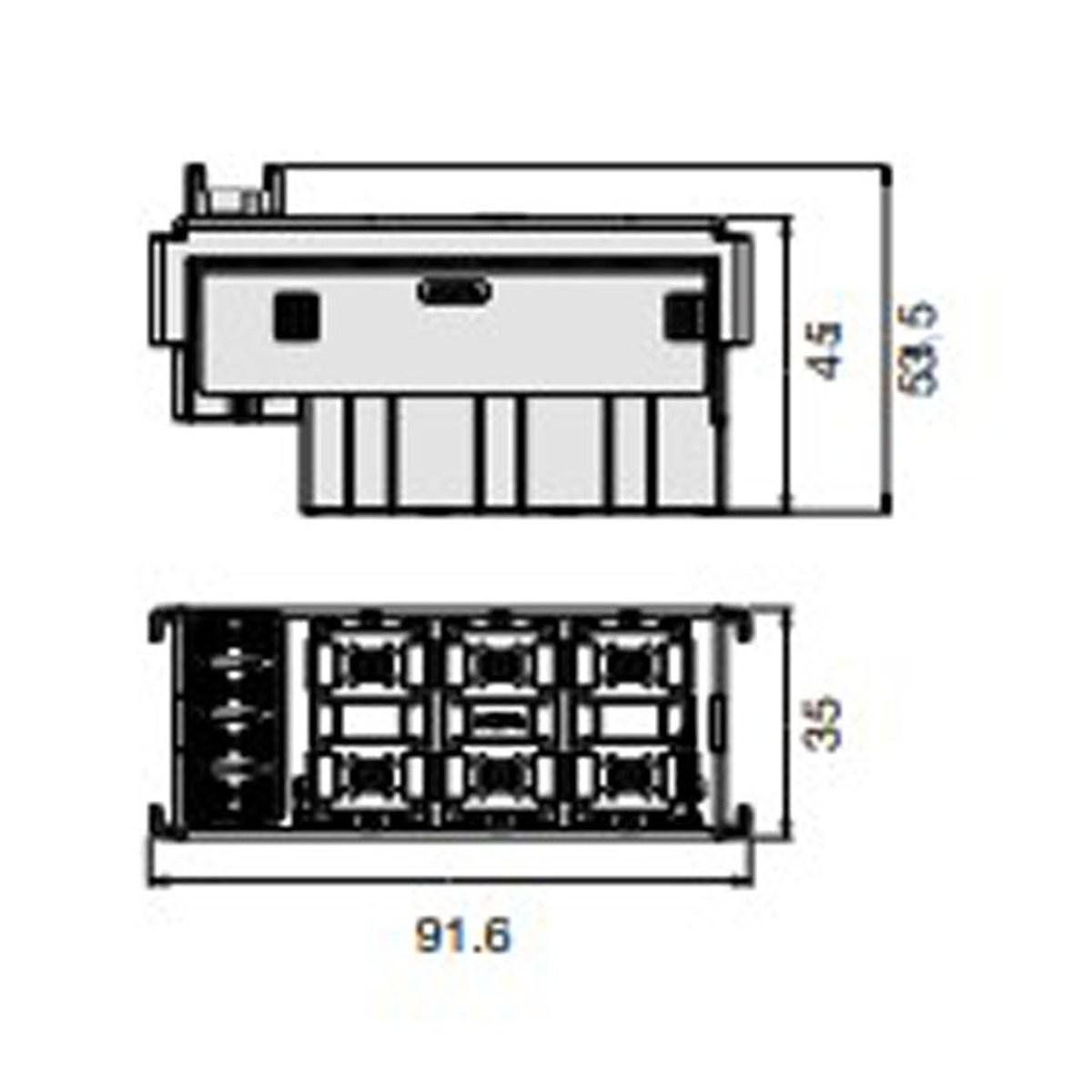 MTA - MODULO MINIVAL - TYPE A1S ( Conf. da 1 pz )