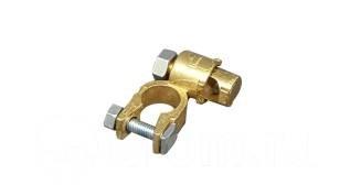 MTA - MORSETTO BATTERIA FUSIONE OTTONE (+) ( Conf. da 5 pz )