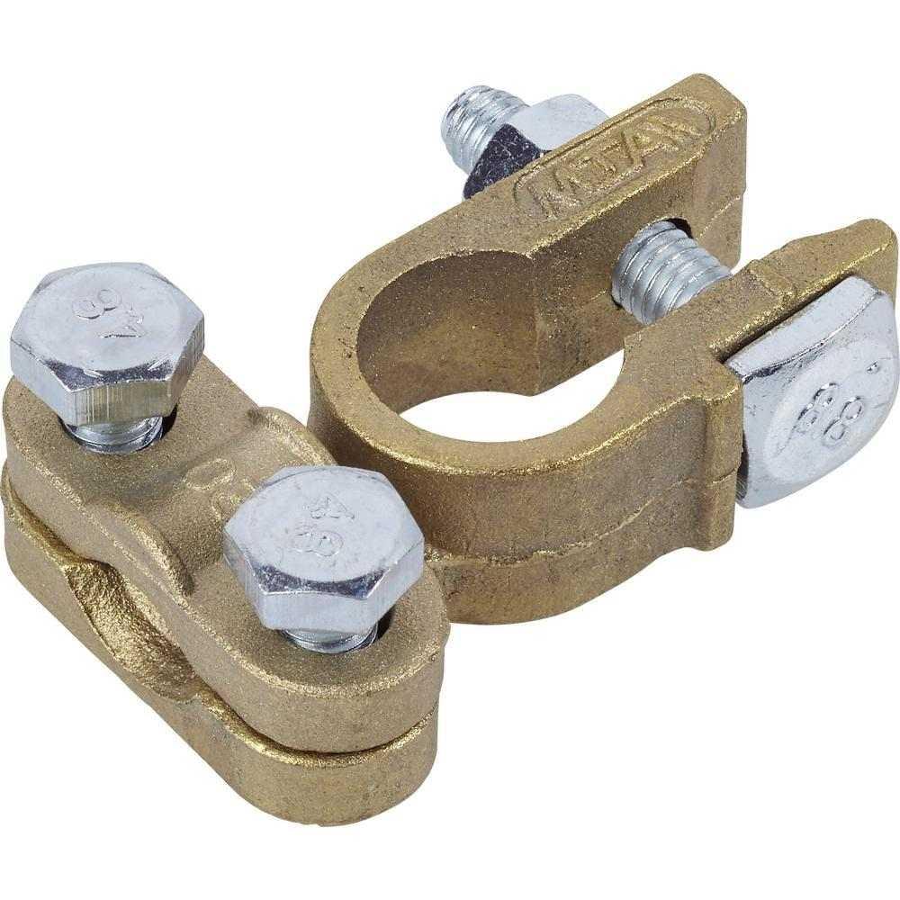 MTA - MORSETTO BATTERIA FUSIONE OTTONE (-) ( Conf. da 5 pz )