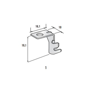 MTA - TERMINALE A OCCHIELLO MIDI G90M5 POL.C ( Conf. da 2000 pz )