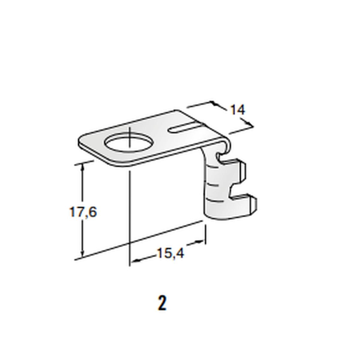 MTA - TERMINALE A OCCHIELLO PTC G90M8 ( Conf. da 2000 pz )
