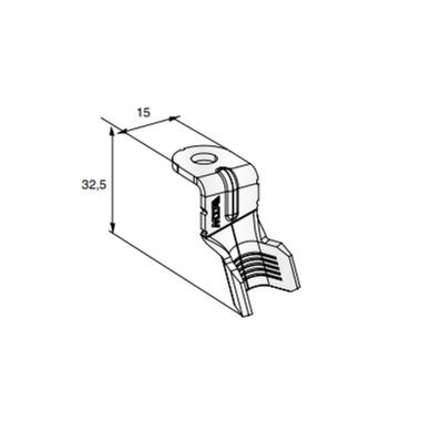 MTA - TERMINALE A OCCHIELLO FL15 G90M6 ( Conf. da 700 pz )
